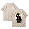 Monkey D Luffy One Piece TShirt Men Summer Straw Hat Pirate Character Graphic Short Sleeve Streetwear Loose Fit Anime Fan Tee