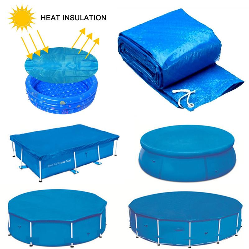 6812ft Garden Outdoor Family Pools Swimming Pool Round Frame Cover Rectangle