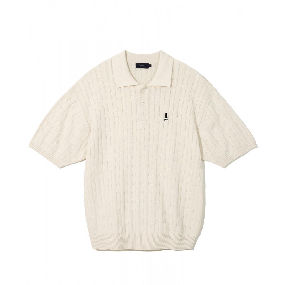 

YALE 426 SHIPPING CABLE HERITAGE DAN PK KNIT IVORY