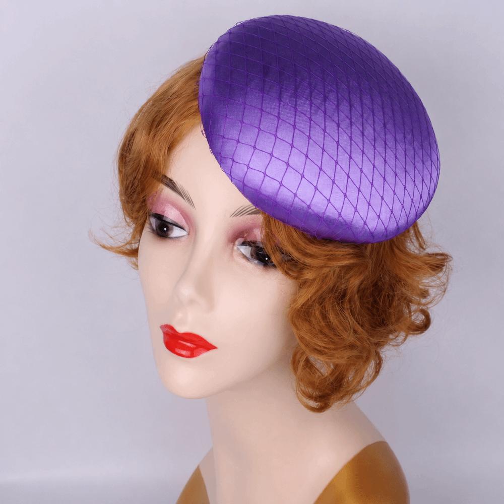 Breiter Krempen-Fascinator-Basis-Kopfschmuck Maskenball Zylinderhut Vintage-Fascinator-Hut Fotografie