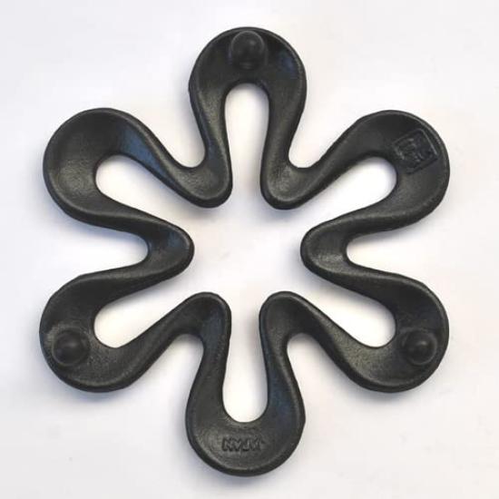 Ichiudo Nambu Ironware Teapot Holder, Trivet Rikka, Black