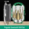 Baolian 6-Piece Serrated Step Drill Bit Set