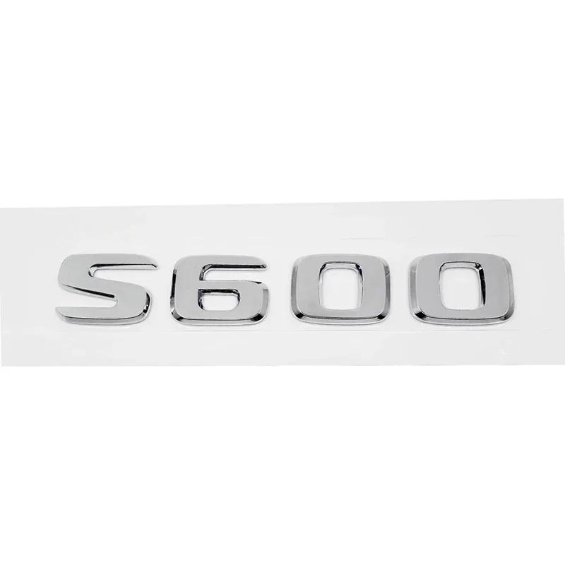 CAG5 3D Car Letter Stickers Rear Trunk Badge Decals for Mercedes Benz S300L S320L S500L S500 S550 S600L S600 S650 S Class Emblem