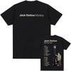 Jack Harlow Monica Tour 2026 Koszulka Letnia Krótki Rękaw Bawełniana Okrągły Dekolt Koszulki Modny Casualowy Design Graficzny Merch Koszulki Unisex