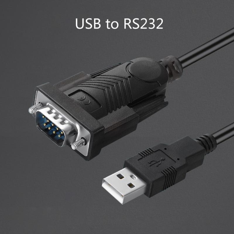 USB zu RS232 Seriell 9-Pin Stecker Adapterkabel Anschluss Datenkabel für Elektronisches Gerät Kamera Desktop Laptop Drucker