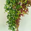 SimulatIion Eucalyptus Flower Wall Mounted Flowers Plant Wedding Decoration Outdoor Garden Home Decoration Hanging Basket