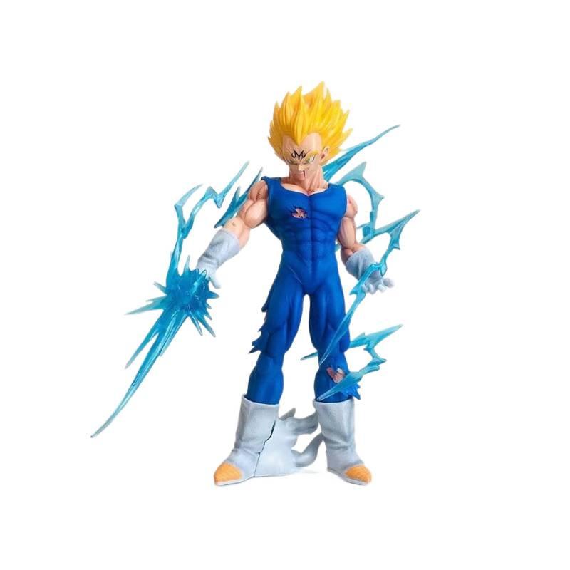 Animation Dragon Ball Series Self-exploding Magic Shell, Super Demonized Vegeta Figure, Super Saiyan Statue Model