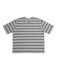Naiteuwokeudeb Border Overlock Stripe Tee_Grey