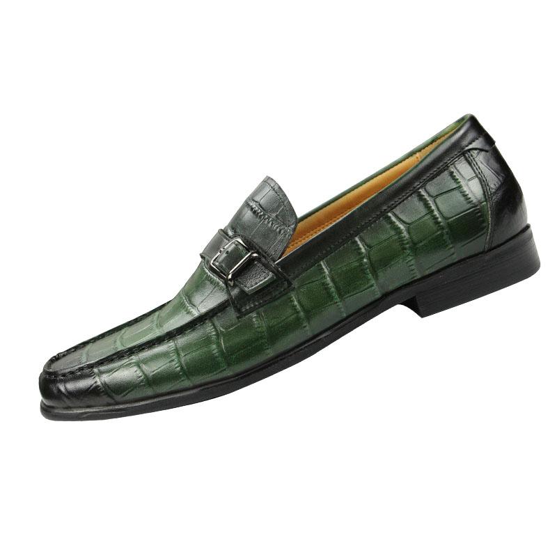 Fashion Casual Leather Shoes Men Loafers Top Layer Cowhide Leather Handmade Luxury Man Office Outdoor Daily Wearing Comfortable Footwear