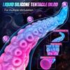 Alien Octopus Tentacle Dildo - Fantasy Silicone Anal Plug for Women & Men, Unique Curved,G-Spot & Prostate Stimulation, Adult Toy