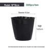 Nutrient Seedling Tray: Disposable Black Plastic Cup for Gardening and Planting Flowers or Vegetables