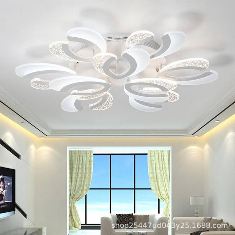 LED Living Room Ceiling Lamp Bedroom White Restaurant Hotel Villa Creative Lamp Ceiling Light