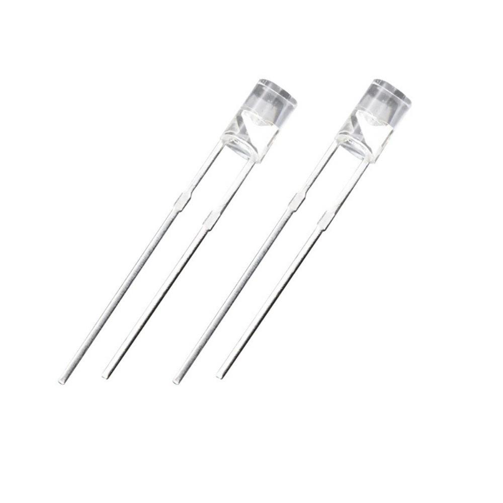 100Pcs Wide Angle LEDs LED Light Diodes Flat Top LED Lamp Bulbs  Signage Decoration