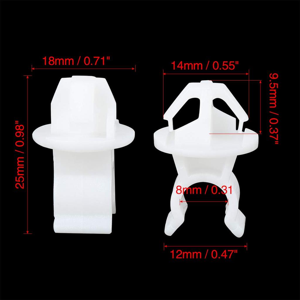 uxcell Car Hood Prop Rod Clip Retainer Compatible with Honda