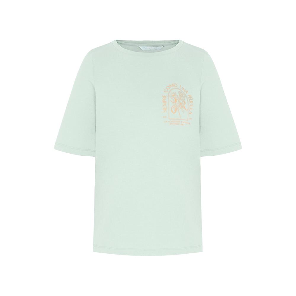Crocodile Lady Cotton Silket One-Point Round T-Shirt_Clemts906 Purple (Pp)/095