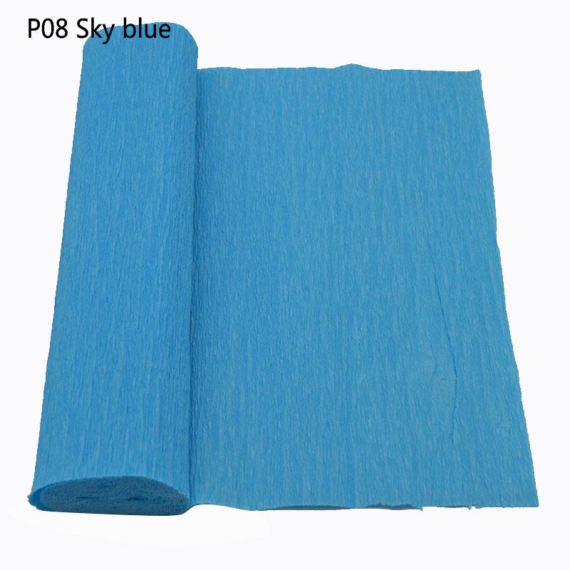 250x25cm 1 Roll DIY Flower Making Crepe Papers Wrapping Flowers Gifts Packing Material Handmade Diy Wrapping Paper Craft Decor