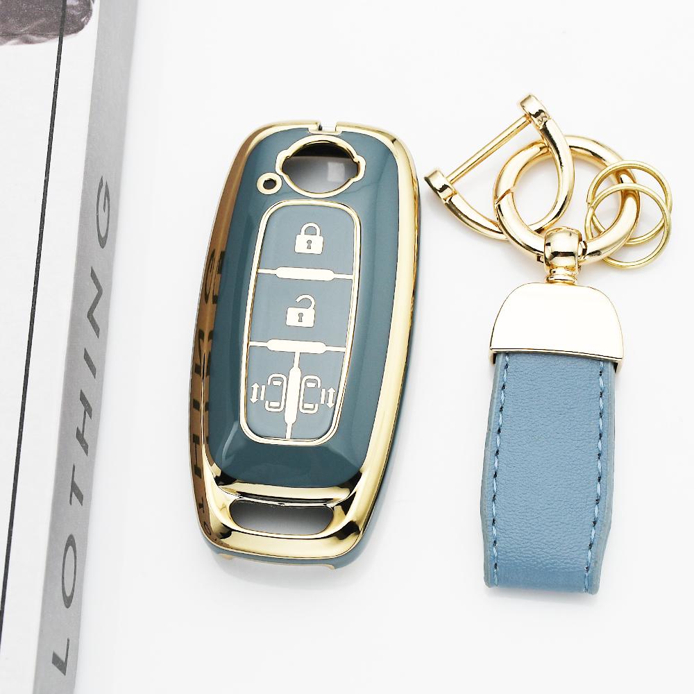 Shell For Nissan Micra Qashqai J11 X-Trail T32 Tiida Pathfinder Leaf Juke Versa Note Patrol Fob Tpu Car Key Case Cover Holder