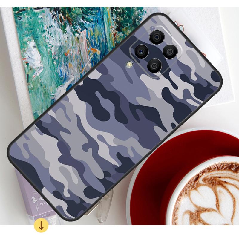 Camouflage Camo Case For Samsung Galaxy M20 M31 M16 M36 M56 M33 M53 M13 M12 M32 M52 M15 M55 M14 M35 M34 M54