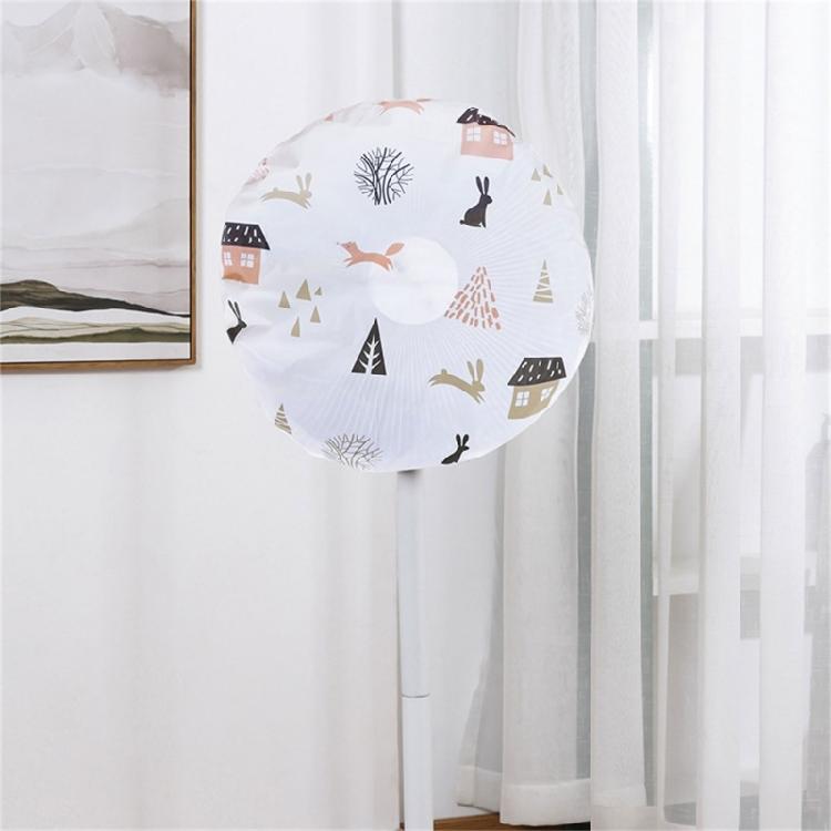 Round Head Fan Dustproof Waterproof Dust Covers Home Electric Fan Protective Covers Fan Covers