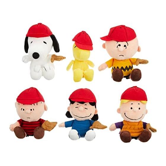 Набор кукол Nakajima Corporation Snoopy Soft Bean Бейсбол 160379-21
