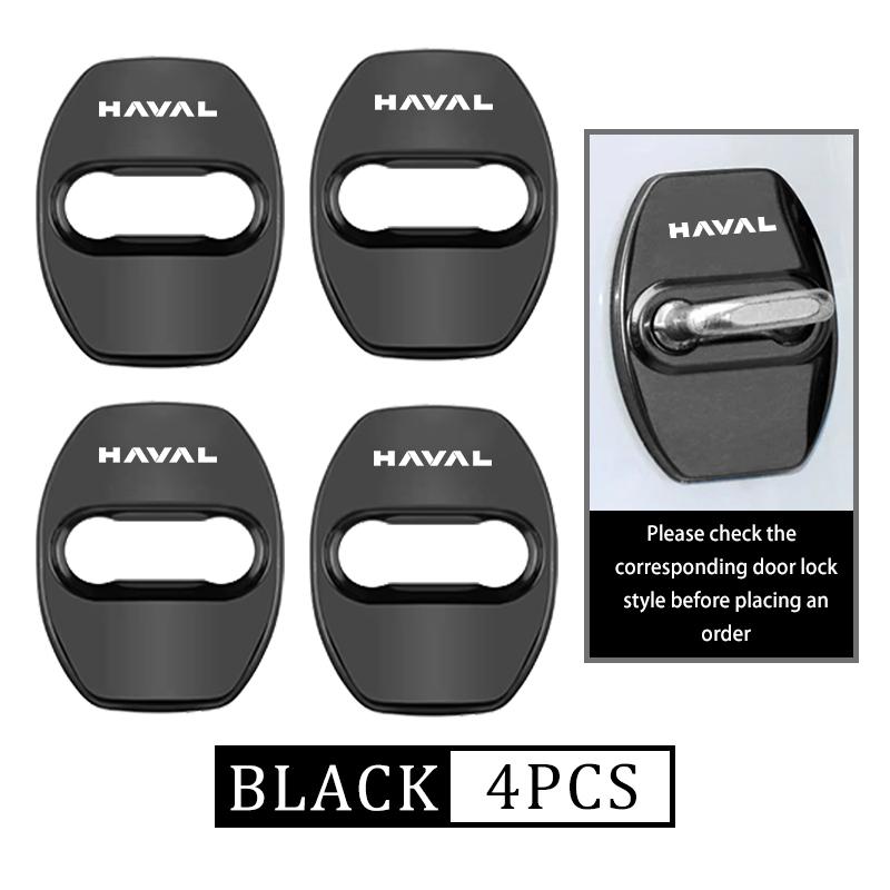 Stainless Steel Car Door Lock Buckle Trim Anti-Collision Protective For Haval H5 H7 H8 H9 M4 M6 F5 F9 F7X F7H H2S Jolion Great
