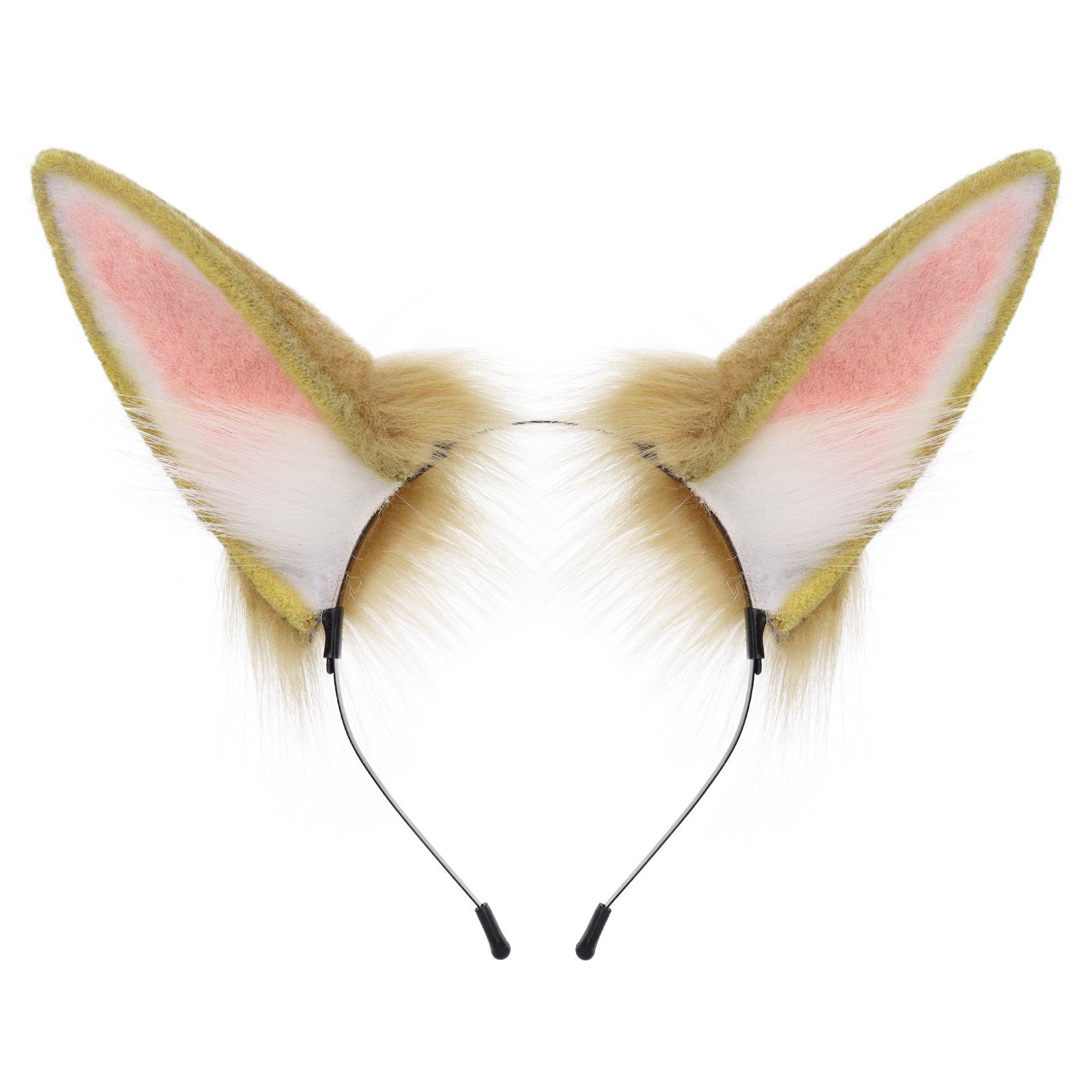 Japanese Style Plush Rabbit Ear Headband for Comic Con Cosplay