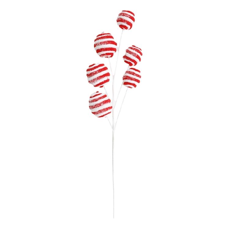 Elegant Christmas Tree Toppers Accent Portable Picks Curly Stem Christmas Tree Toppers In Bright Color