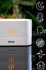 Air humidifier, aroma diffuser, aromatherapy, fireplace, flame, lamp