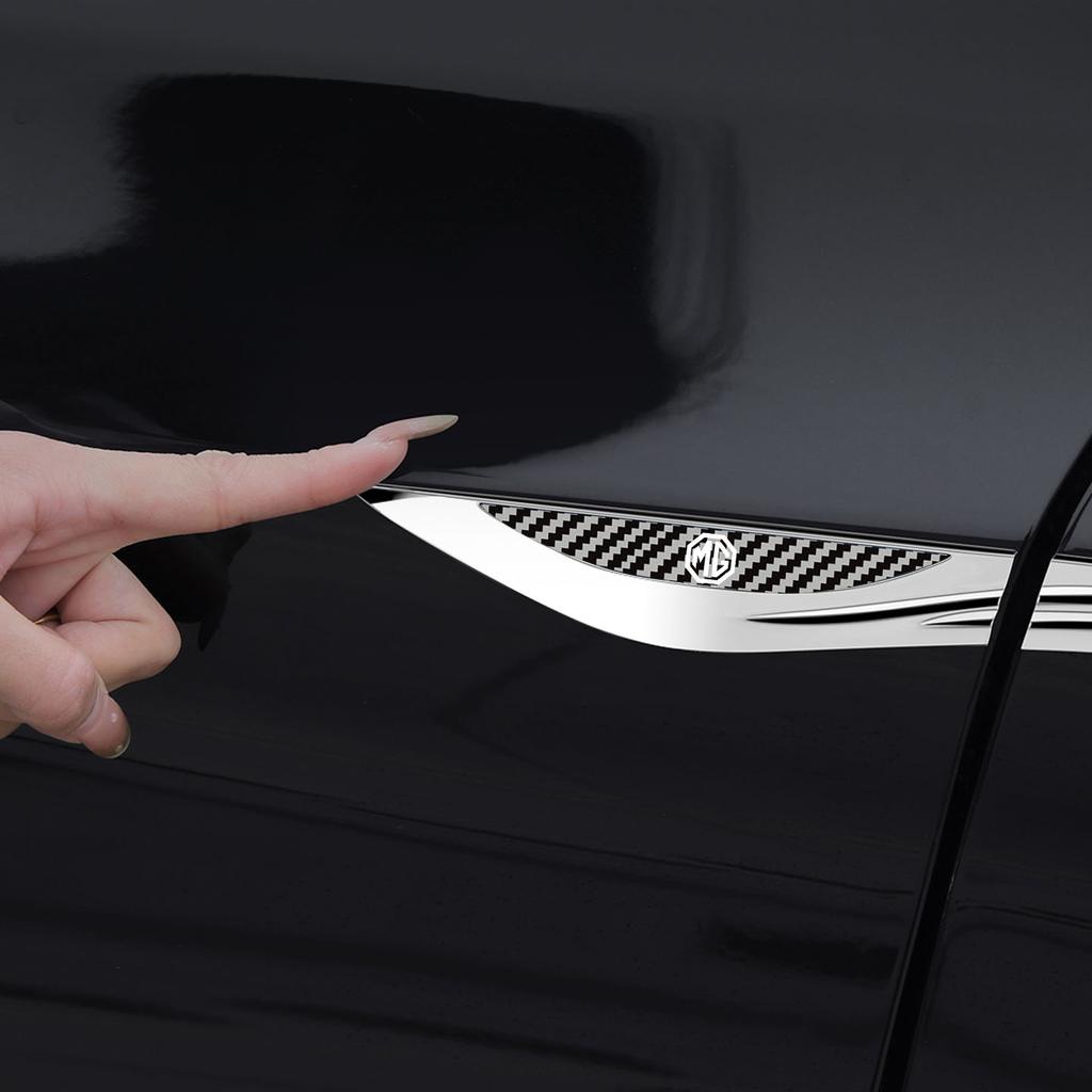 2pcs Car Side Fender Knife Stickers Emblem Badge Decals For Morris Garages MG MG3 MG5 MG6 MG7 GT GS Hector HS ZS ZX