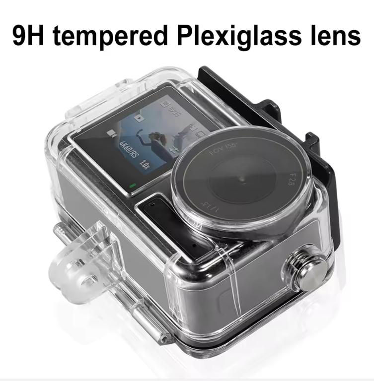 For DJI Osmo Action 5 Pro/4/3 Action Camera 60M Waterproof Case Underwater Housing Diving Cover Anti-Fog Diving Protective Shell