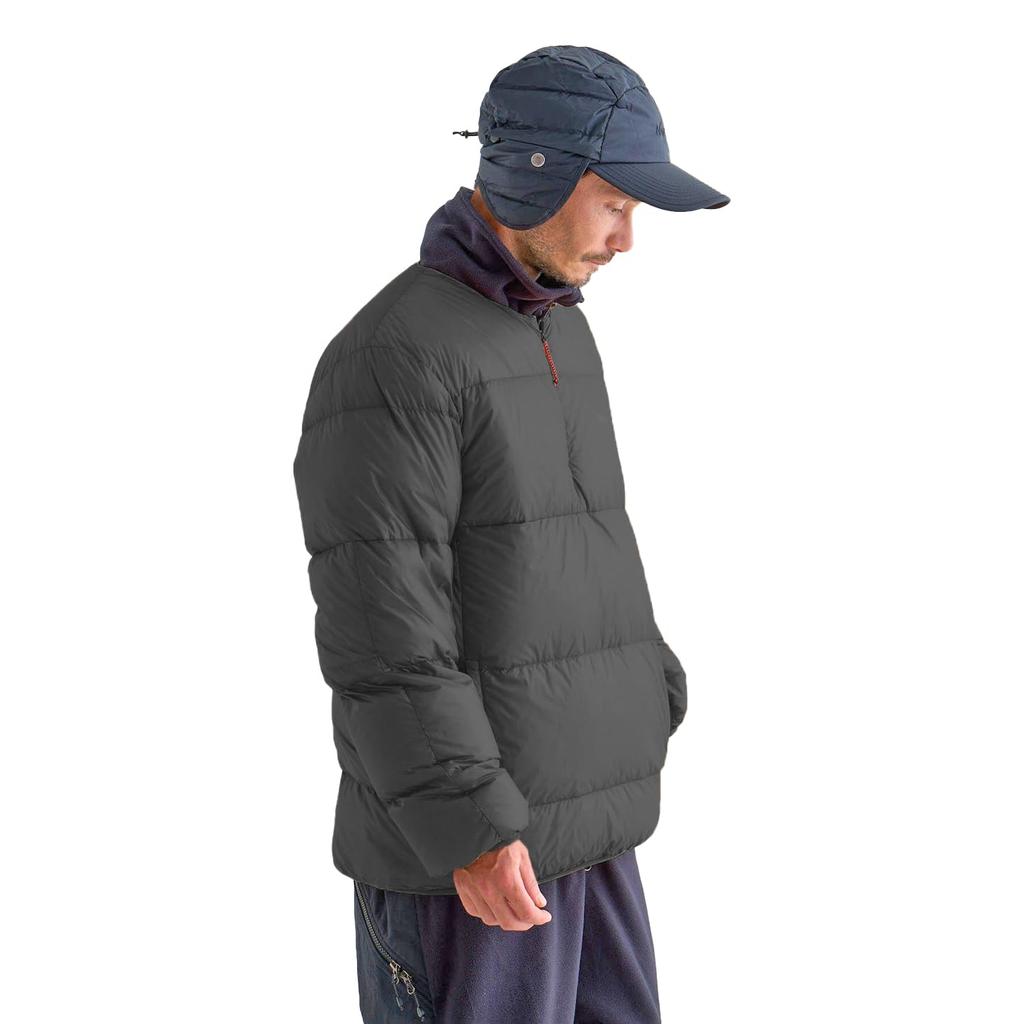 NANGA Mountain Lodge Down Crew Neck Top (Men's) (M, BLK)