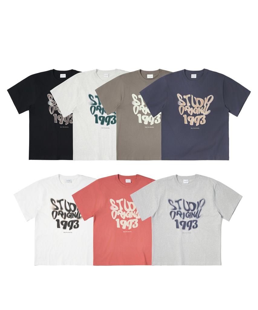 1993STUDIO Wave Studio Original Typo T-Shirt (7 Colors)