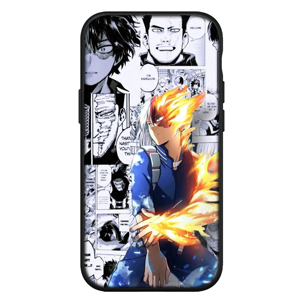 For iPhone 16 15 Xiaomi Redmi Note 13 12 11 Pro Max X 9 14 Plus XR Samsung Galaxy S24 S23 Huawei OPPO My Hero Academia Midoriya Izuku BNHA Telefondeksel