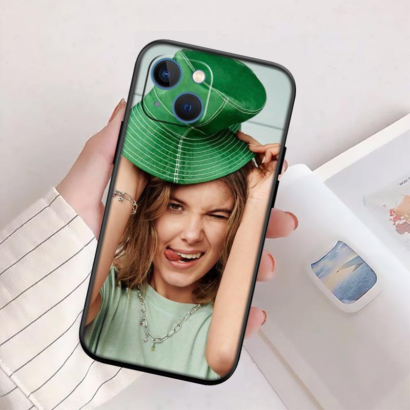 

RP48 Millie Bobby Brown Phone Case for OPPO A40 A60 A80 A15 A16 A16K A12 A17 A17K A54 A54S A53 A53S A55 A56 A57 A98 F23 OPPO A12