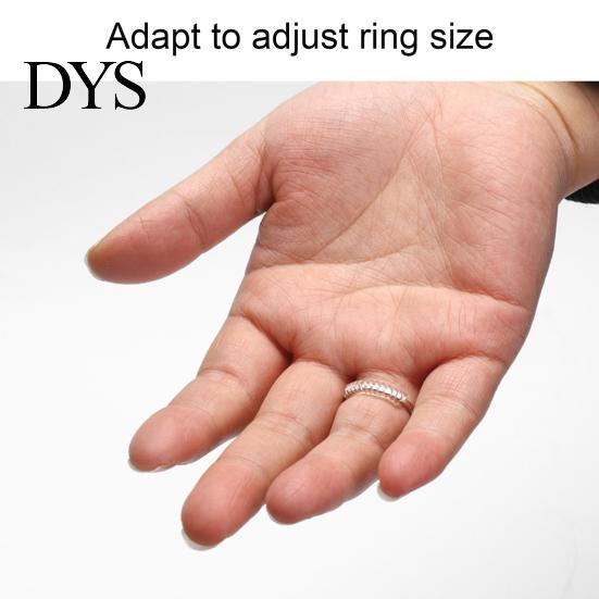 Ring Size Adjuster 5Pcs/Set Invisible Soft Texture Comfortable Wearing Tightener Jewelry Guard Spiral Silicone for Loose Rings