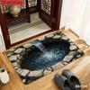 Non-slip Optical Illusion Doormat 3D Flat Bedroom Door Rug Creativity Bathroom Carpet  Home Decor