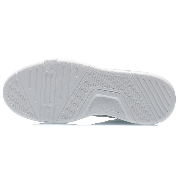 Li-Ning Durable Breathable Low-Top Skate Shoes Women Sneakers White AECR004-1