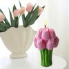 DIY Handgemachte Tulpenstrauß Kerzenformen Flexible Silikon Seifenherstellungsform Küche Kochen