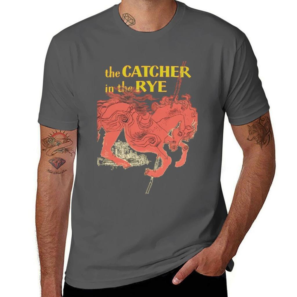 Catcher In the Rye T Tshirt Summer Clothes Sweat Oversized Tees T Shirts for Men Pack
