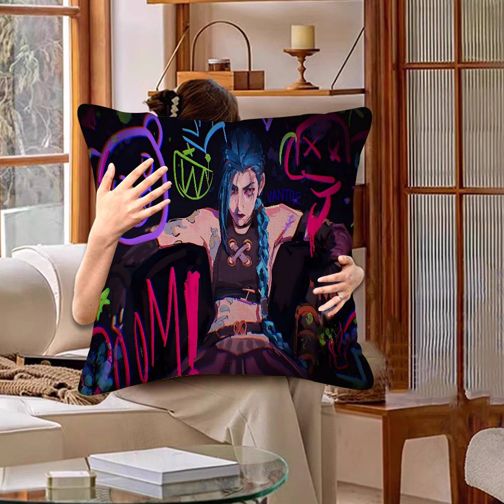 Game J-Jinxs Cushion Cover Car Throw Pillow Case For Sofa Car Christmas Gift 40X40Cm 45X45Cm