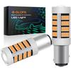 GLOFE High Power 92smd LED Bulb 3000K Amber Yellow 1157 2057 2357 7528 BAY15D