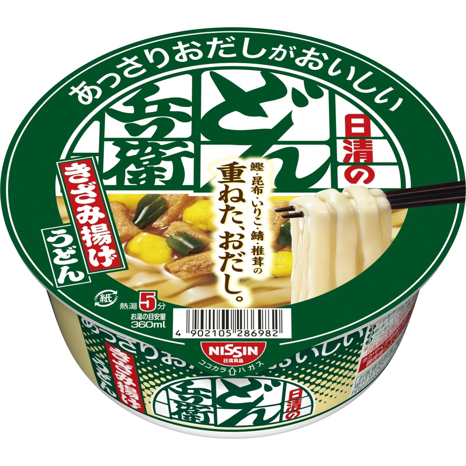 

Nissin Donbei Kizamiage Udon Udon with a Light Soup 68g x 12 Cups (Deep-fried Noodles) Flavor,