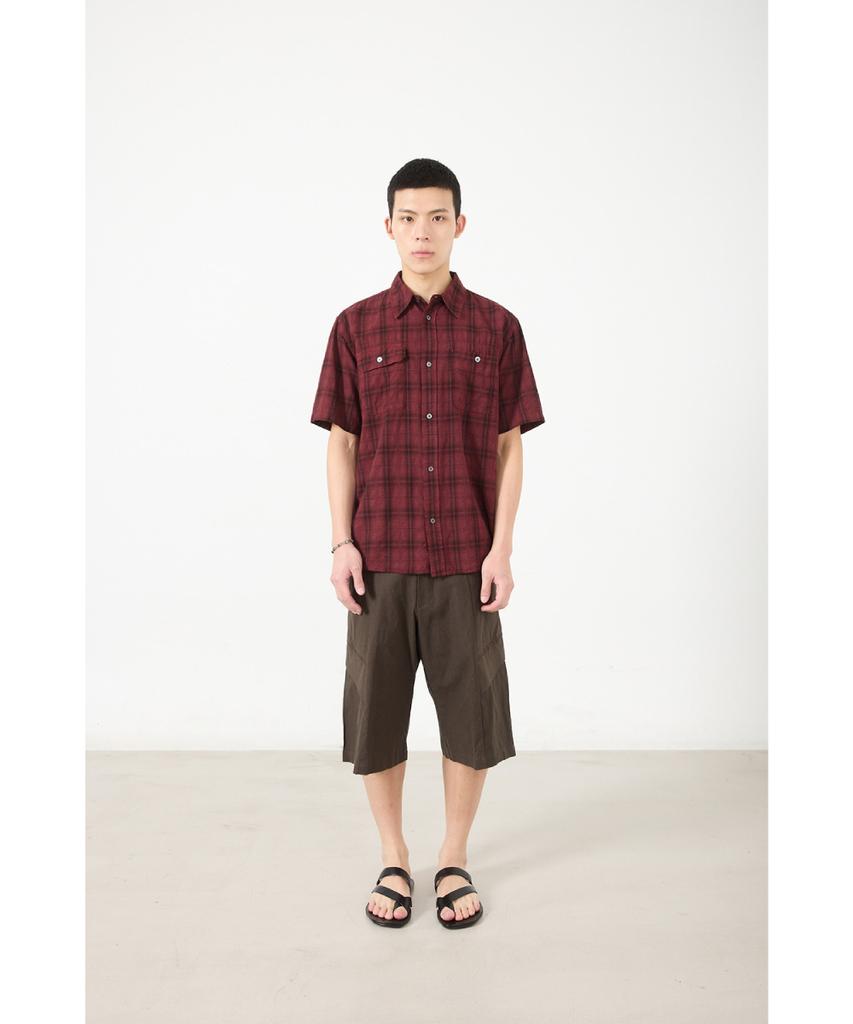 Haechinglum Flap Shorts Mud Brown