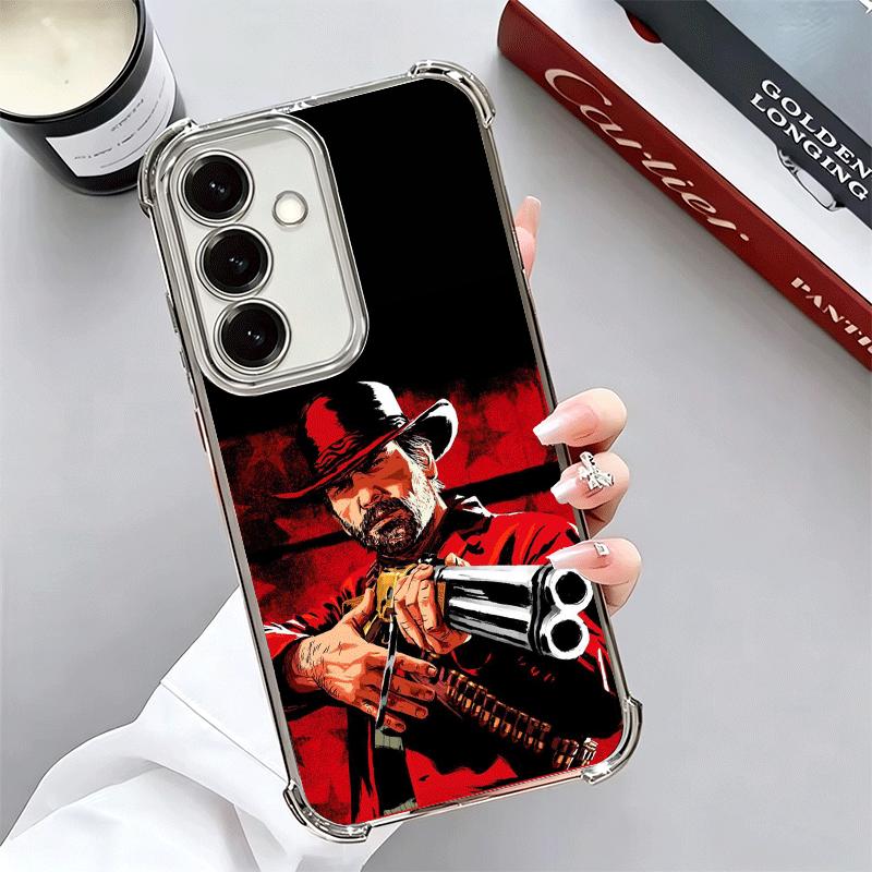 Red Dead R-Redemption Soft Phone Case For Samsung A17 A27 A07 A37 A57 A16 A56 A15 A55 A14 A54 A13 A53 A26 A36 A25 A35 A24 A34 A2