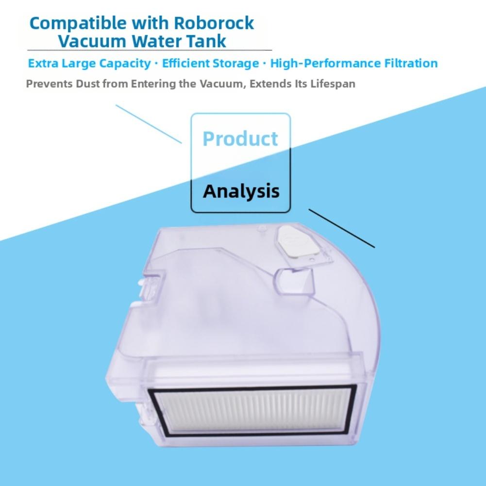 Dual-Function Dustbin Robot Vacuum Accessory Water Tank