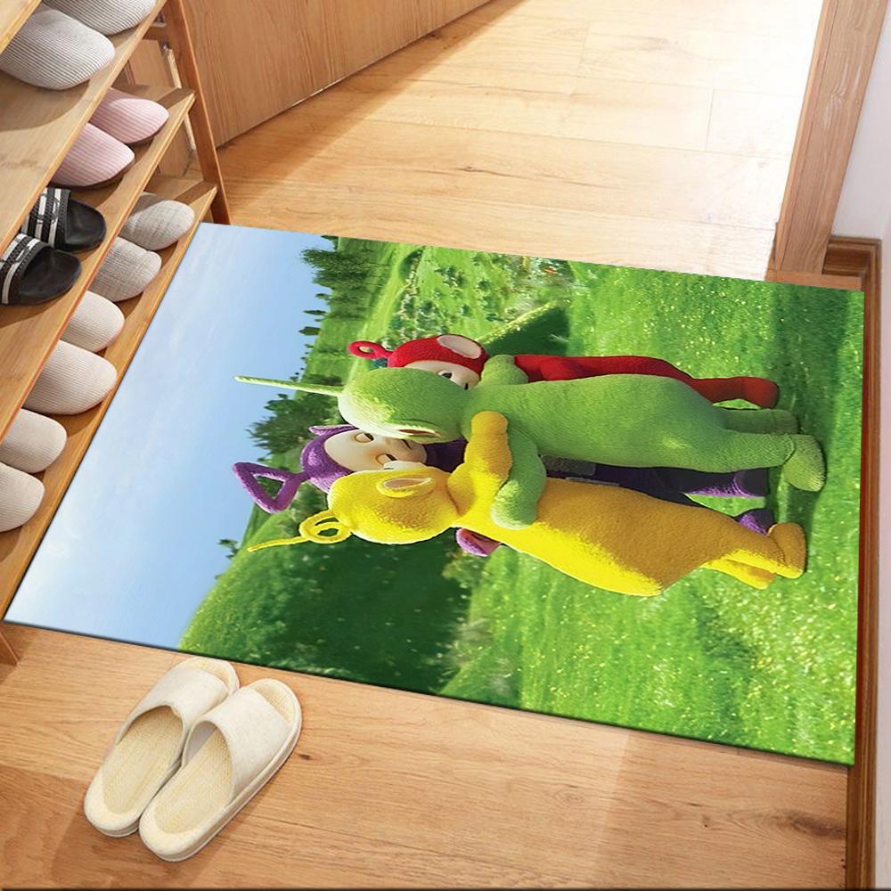 Teletubbies Rainbow Flag Square Rugs Are a Great Choice for Living Rooms, Bedrooms, Home Décor, and As Gifts.