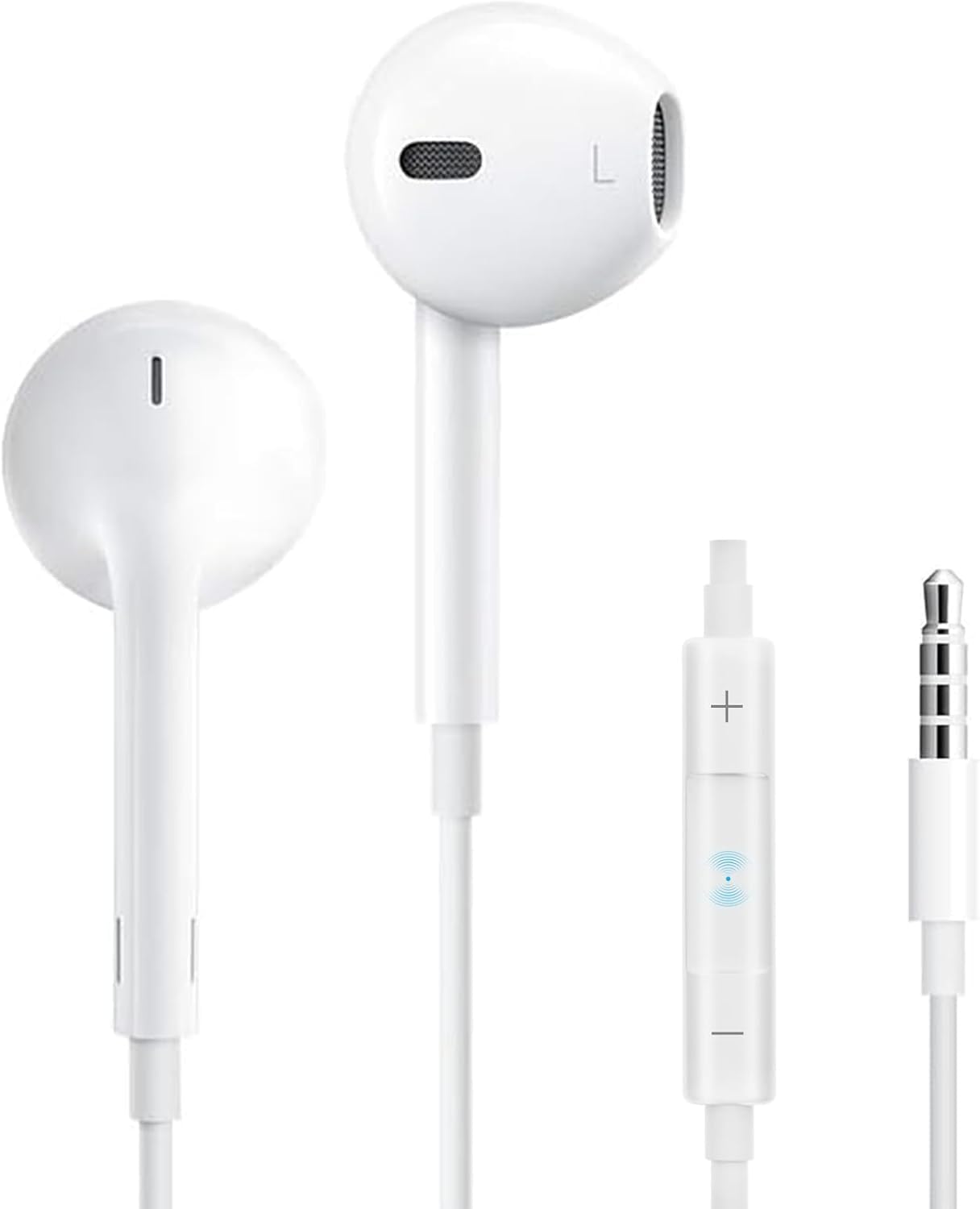 

Дротові навушники Новий HIFI Sound Volume Deep Noise Включає Can Comfort High Clear Volume Сумісність з багатьма моделями навушників, 3,5 мм гніздо, білий