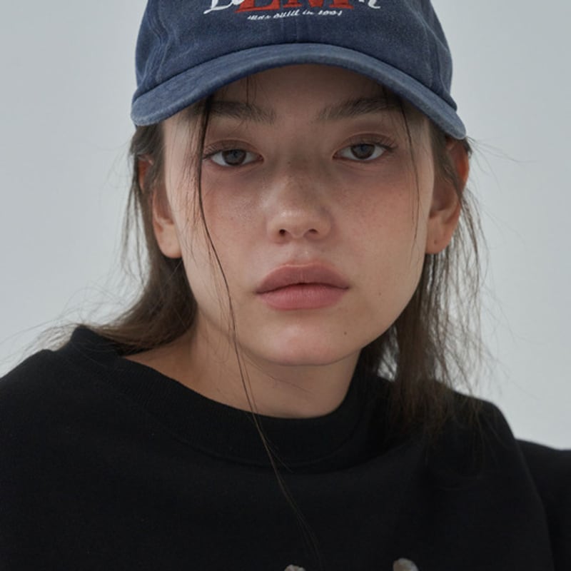 LEHEMIAH Vintage Lettering Cap [Navy]