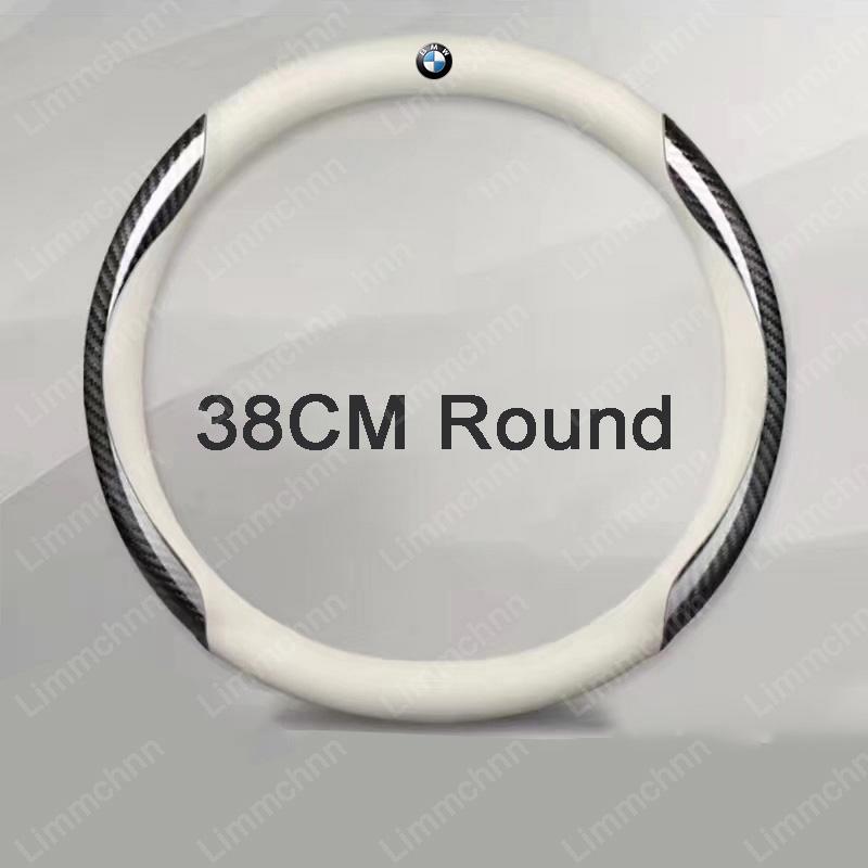 

Car Logo Steering Wheel Cover For BMW 1 3 5 Series G20 F30 E60 E46 E90 F10 G30 E36 E30 X1 F20 X3 G01 X5 G05 IX3 Car Accessories