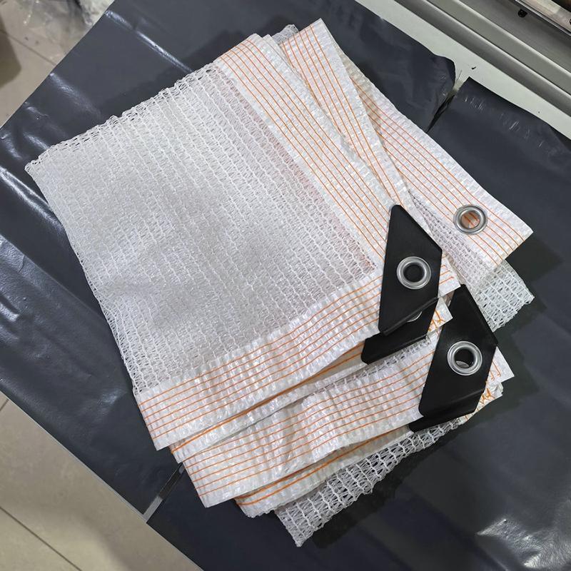 White HDPE Sun Shade Net Outdoor Anti-UV Sunshade Net Shade Mesh Sail Summer Gazebo Balcony Terrace Shading Nets Awning Tents
